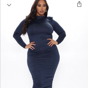 Fashion Nova Navy Dress